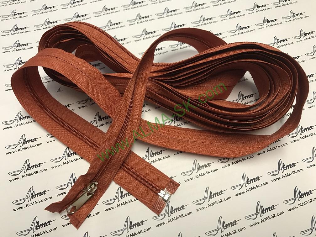 Matracový zips 595 cm biely