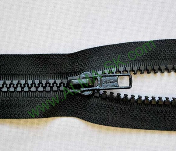 K6S kostený zips (6 mm) 12 cm čierny