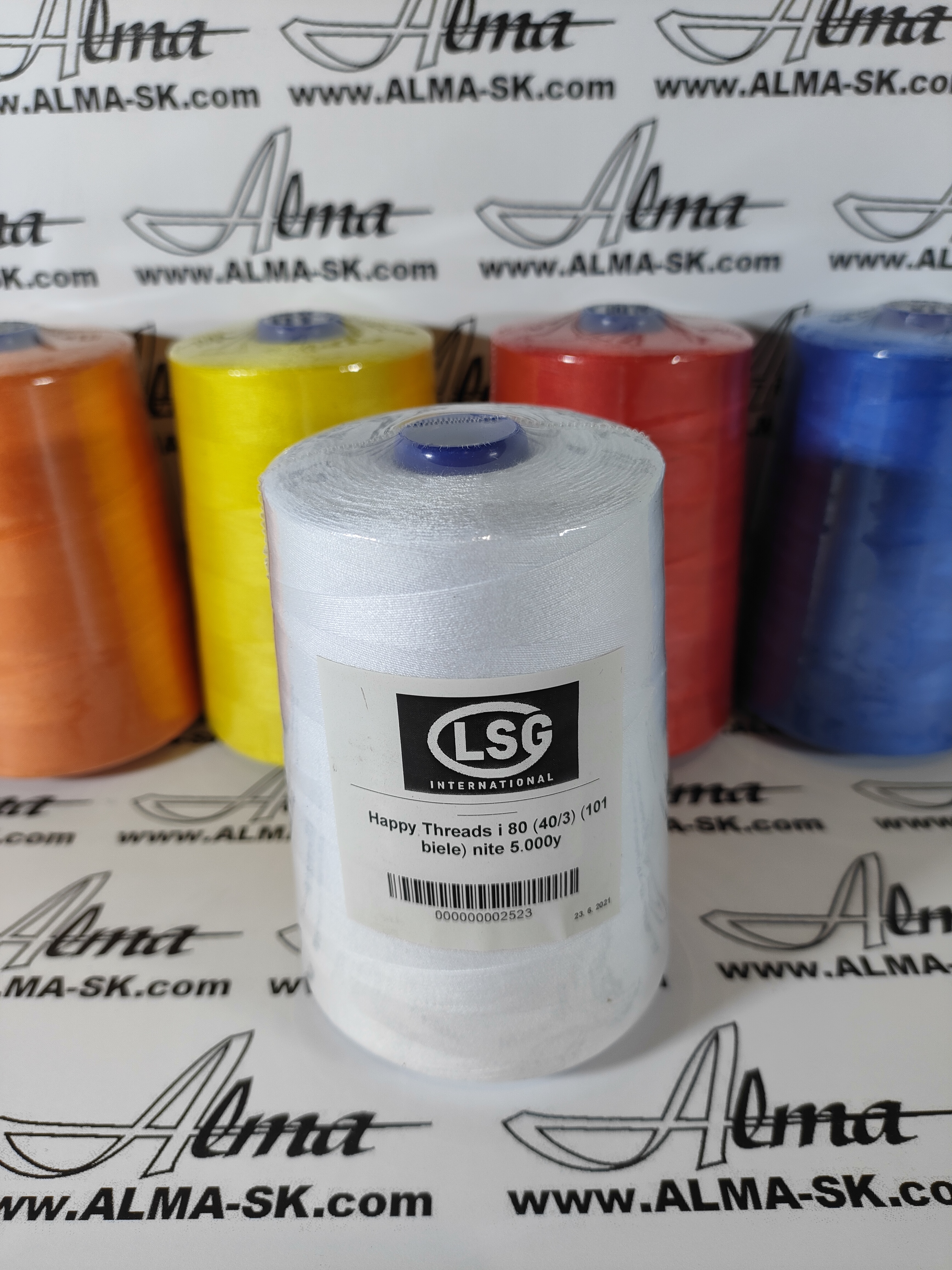 Happy Threads 5.000 y 80 (40/) biele 