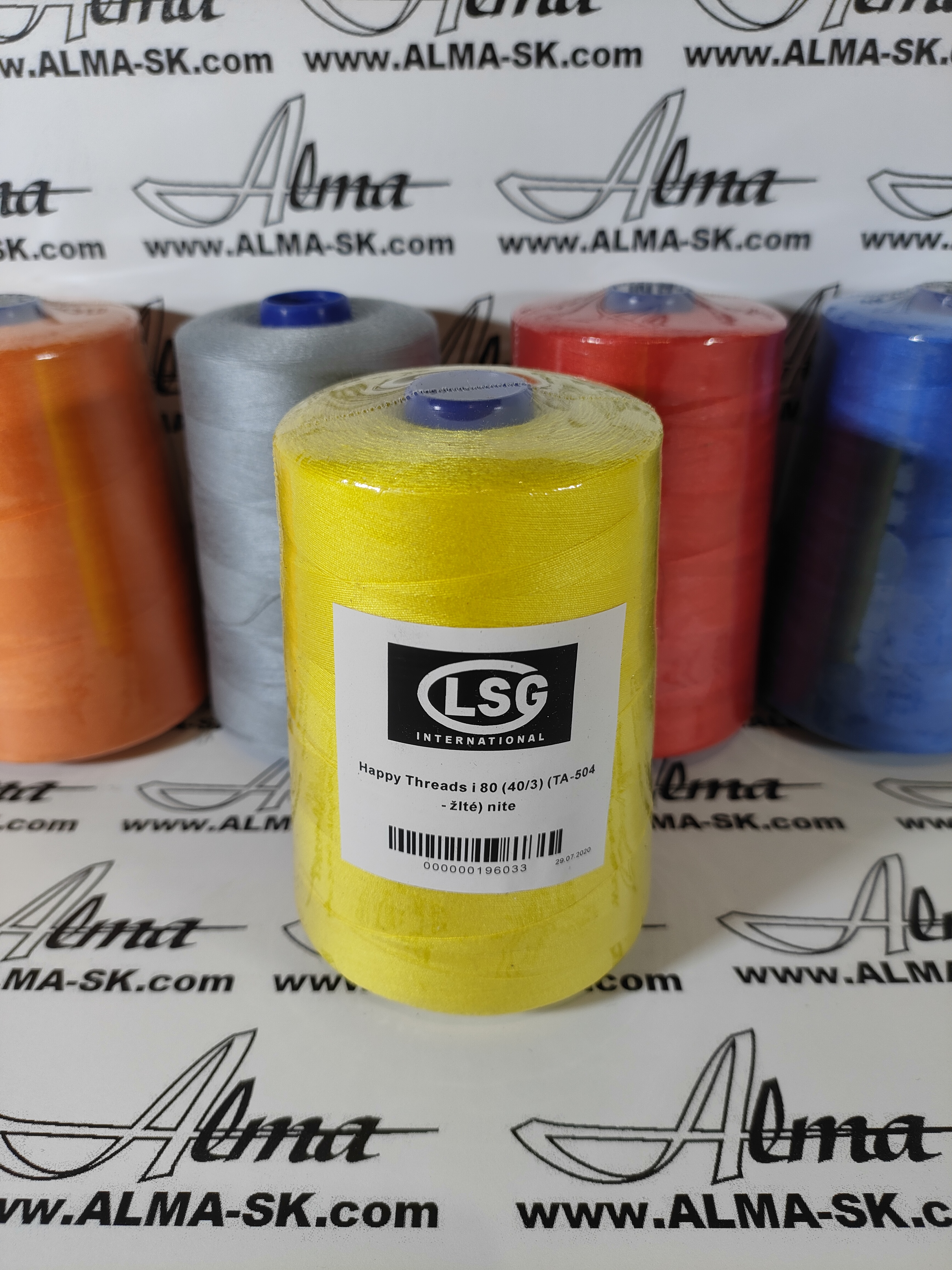 Happy Threads i 80 (40/3) (TA-504 - žlté) nite 5.000y