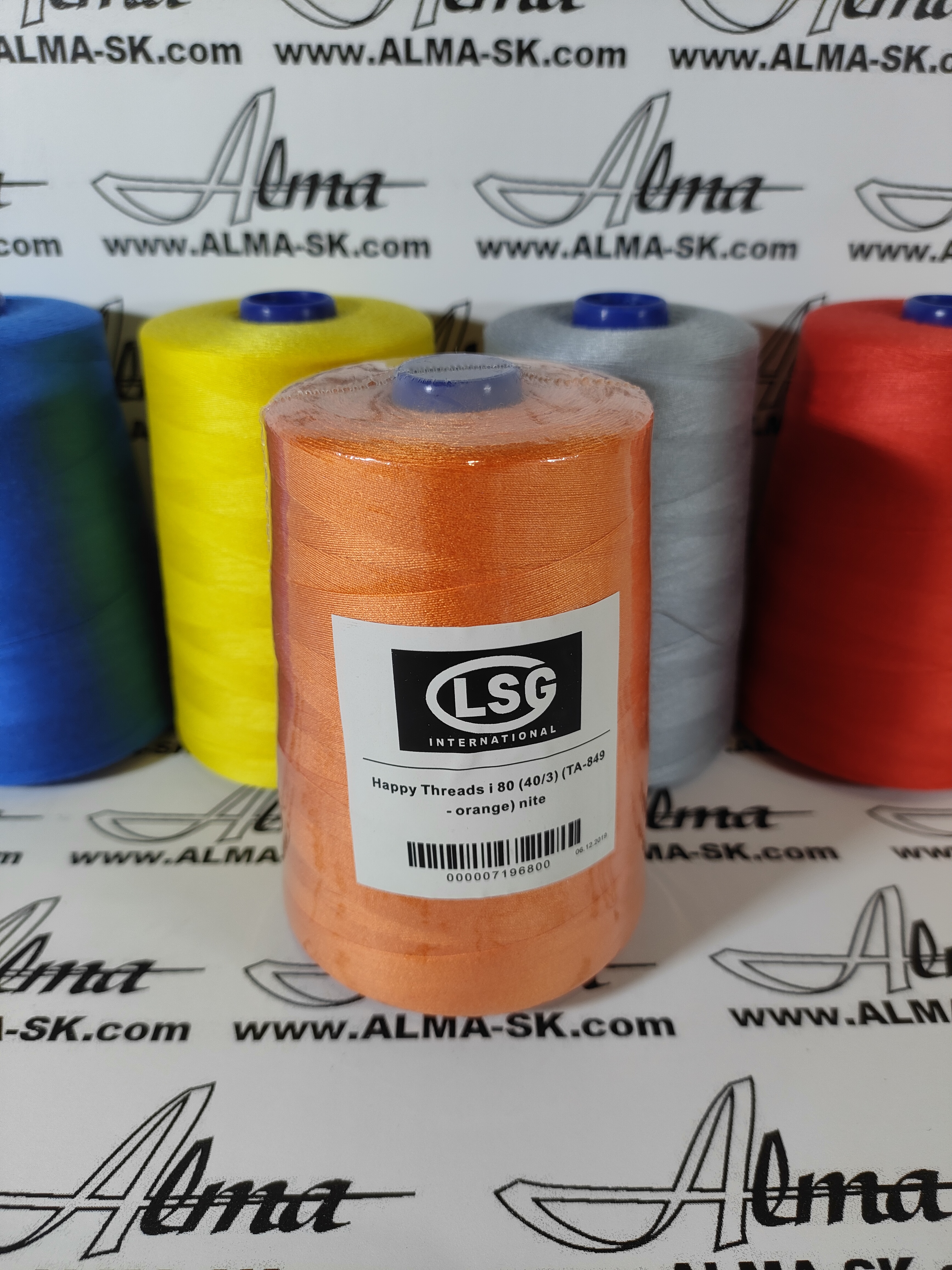 Happy Threads i 80 (40/3) (TA-849 - orange) nite 5.000y