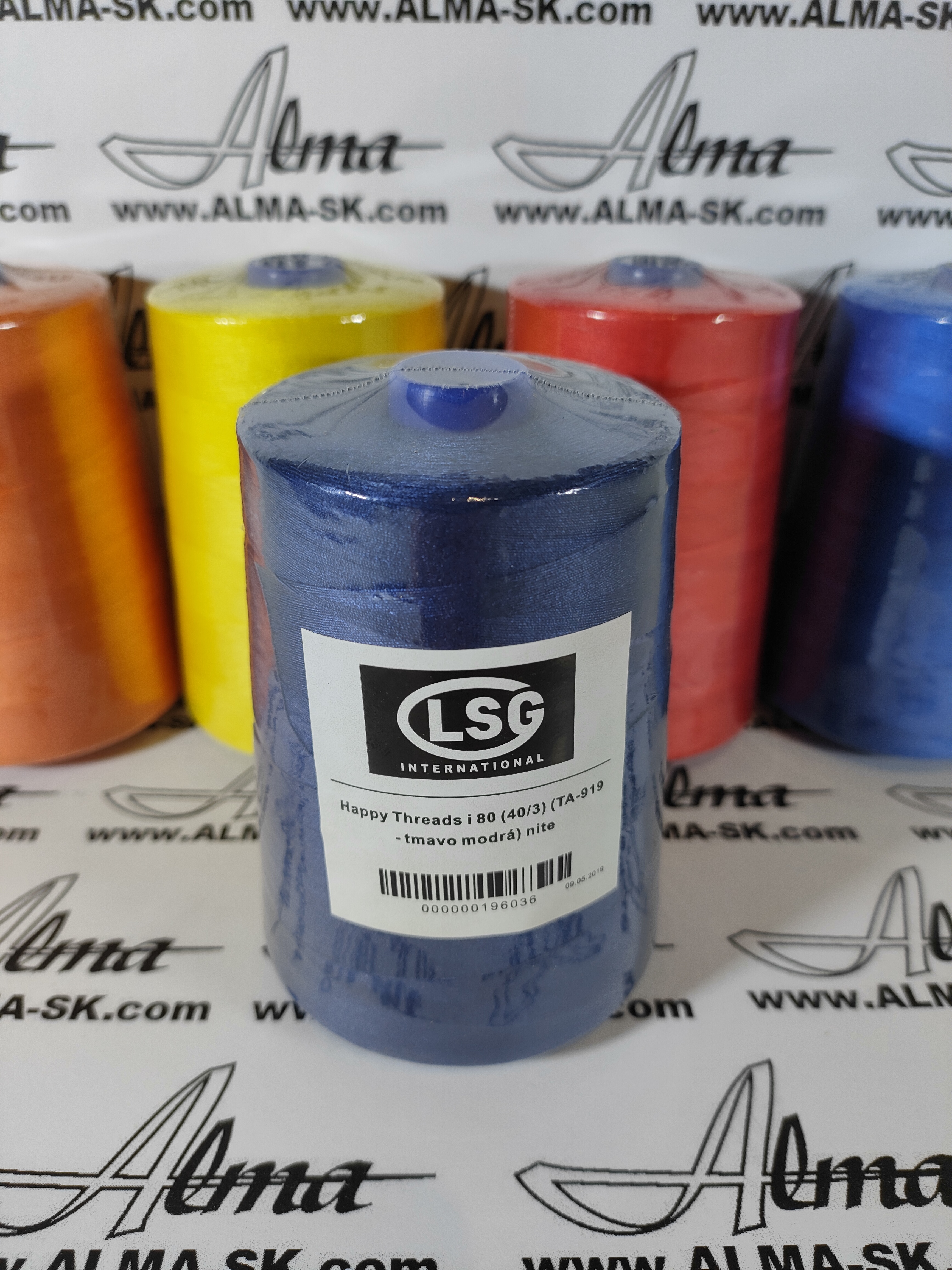 Happy Threads i 80 (40/3) (TA-919 - tmavo modrá) nite 5.000y