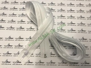 Matracový zips 760 cm biely ZNAČENÝ