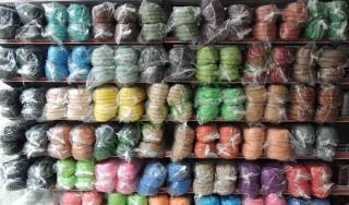 Matracový zips 750 cm farebný